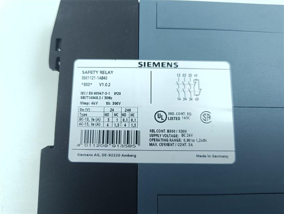 Siemens 3SK1121-1AB40 Safety Relay UNUSED & OVP