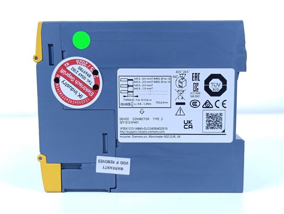 Siemens 3SK1213-1AB40 TESTED & NEUWERTIG