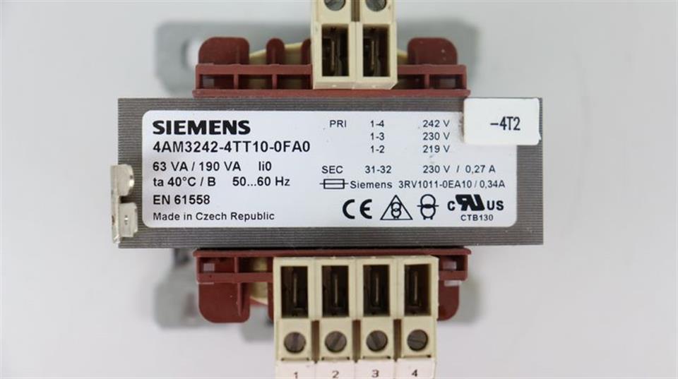 Siemens 4AM3242-4TT10-0FA0 / 4AM3242 4TT10 0FA0 Transformator TOP ZUSTAND