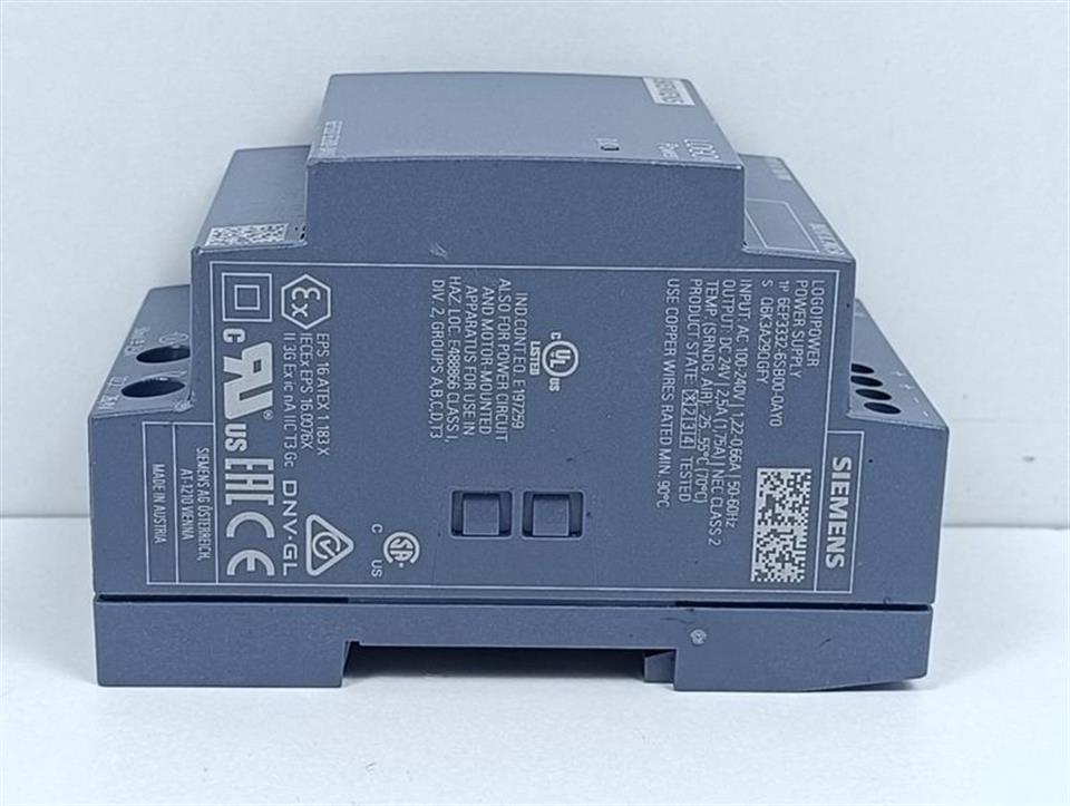 Siemens 6EP3332-6SB00-0AY0 230V DC24V 2,5A LOGO Power TESTED & TOP ZUSTAND