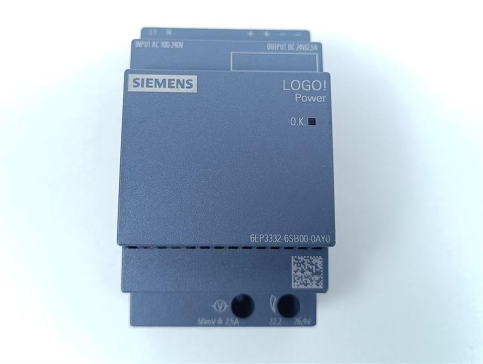 Siemens 6EP3332-6SB00-0AY0 230V DC24V 2,5A LOGO Power TESTED & TOP ZUSTAND