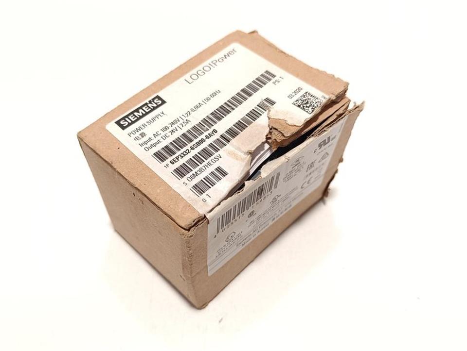 Siemens 6EP3332-6SB00-0AY0 230V DC24V 2,5A LOGO Power TESTED & UNUSED & OVP