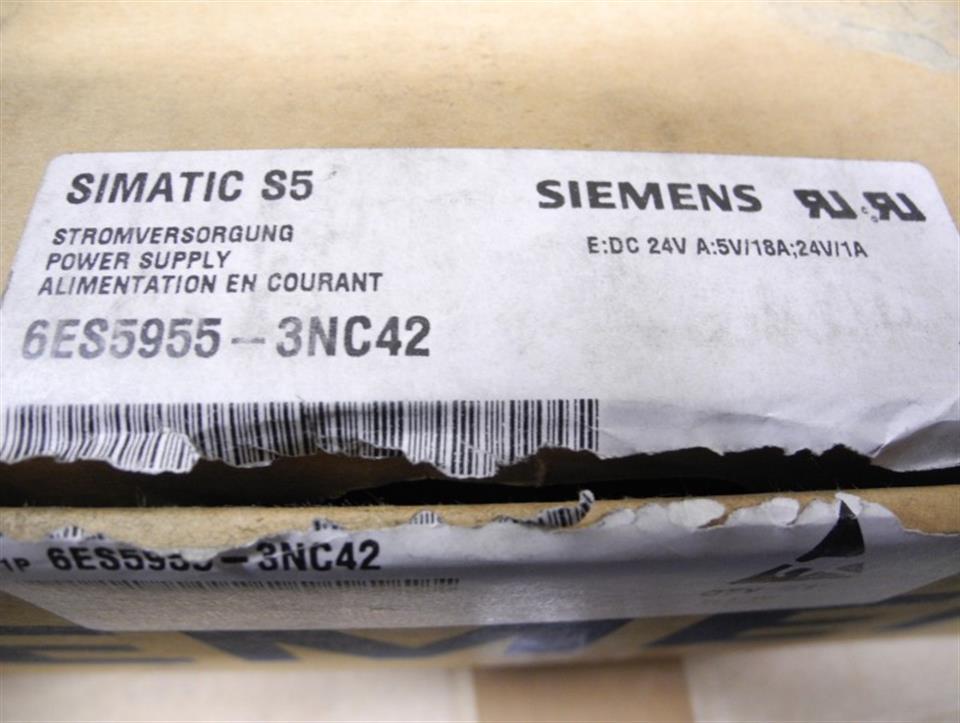 Siemens 6ES5 955-3NC42 6ES5955-3NC42 Power Supply E-Stand B NEUWERTIG TESTED OVP