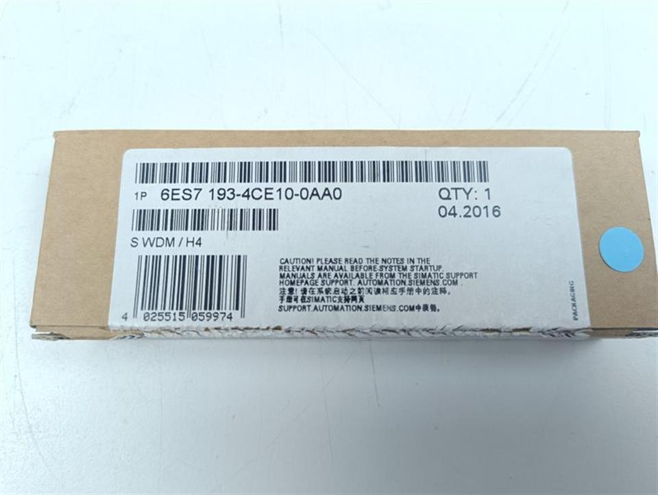 Siemens 6ES7 193-4CE10-0AA0 TM-P15C22-01 UNUSED & OVP