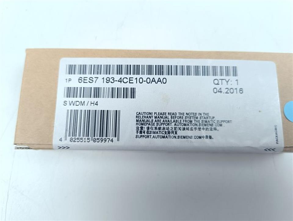 Siemens 6ES7 193-4CE10-0AA0 TM-P15C22-01 UNUSED & OVP & SEALED