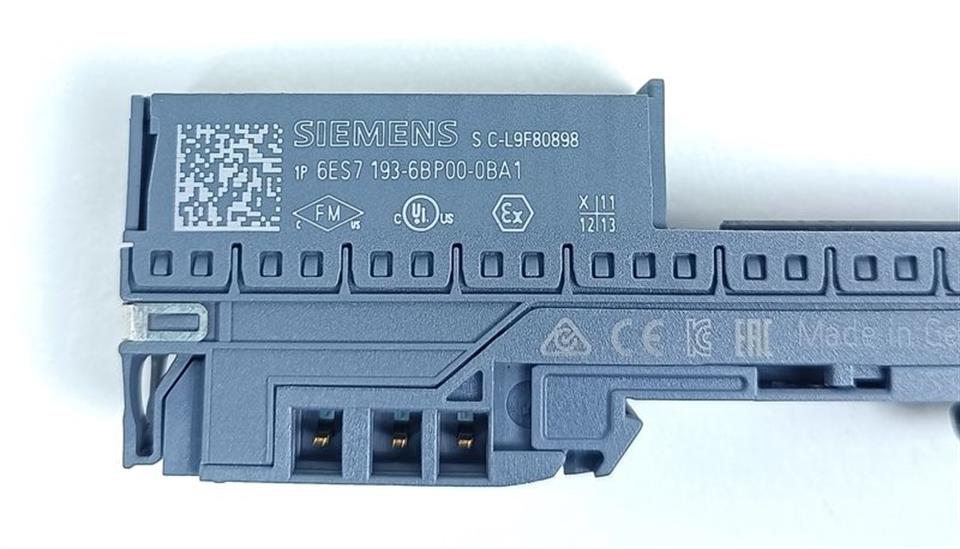 Siemens 6ES7 193-6BP00-0BA1 Modul Base Unit NEUWERTIG