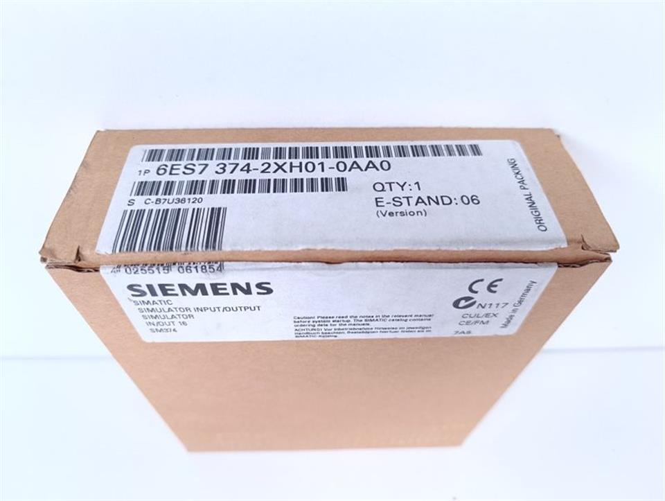 Siemens 6ES7 374-2XH01-0AA0 6ES7374-2XH01-0AA0 Simulator E-St: 6 UNUSED & OVP