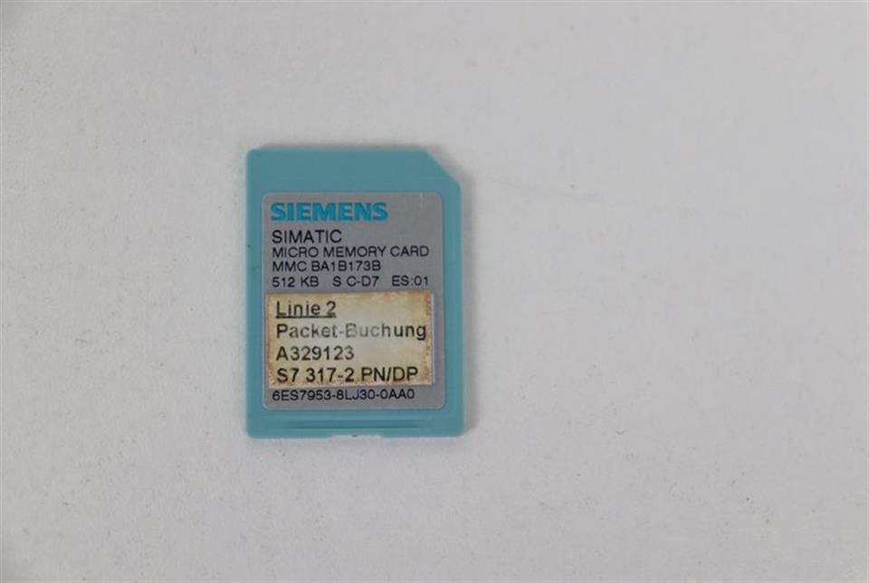 Siemens 6ES7953-8LJ30-0AA0 MMC 512KB 6ES7 953-8LJ30-0AA0