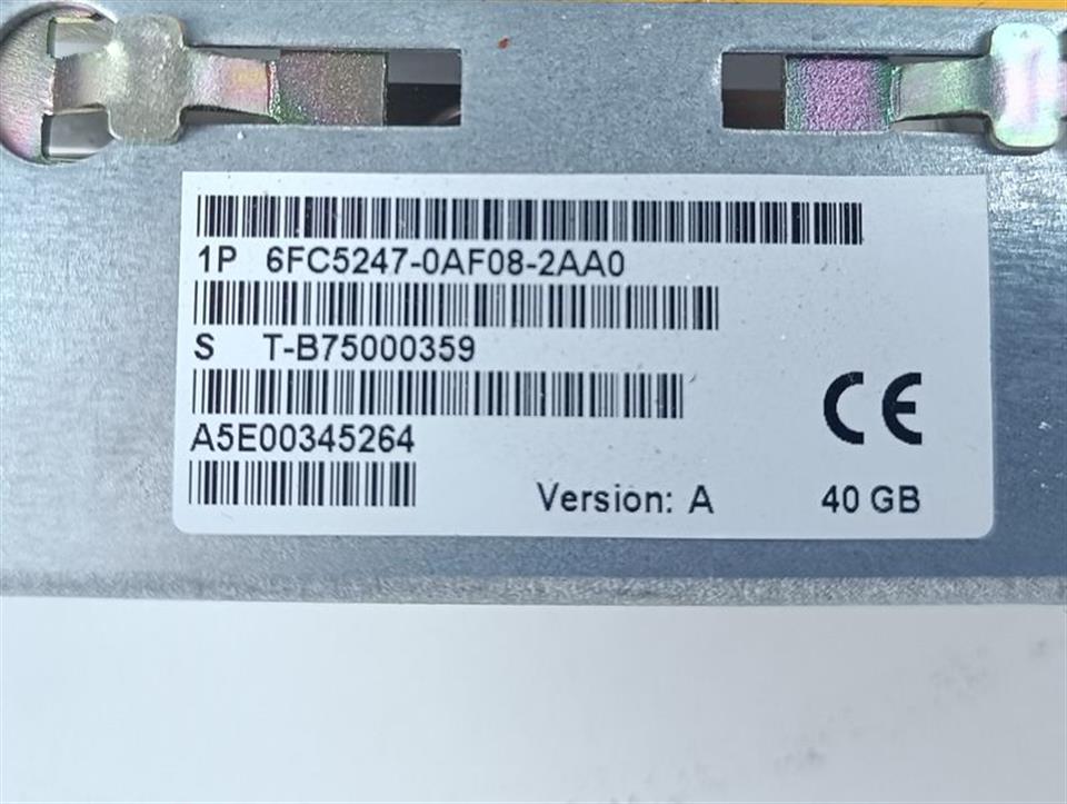 Siemens 6FC5247-0AF08-2AA0 + HDD Festplatte 40GB A5E00345264 TOP ZUSTAND