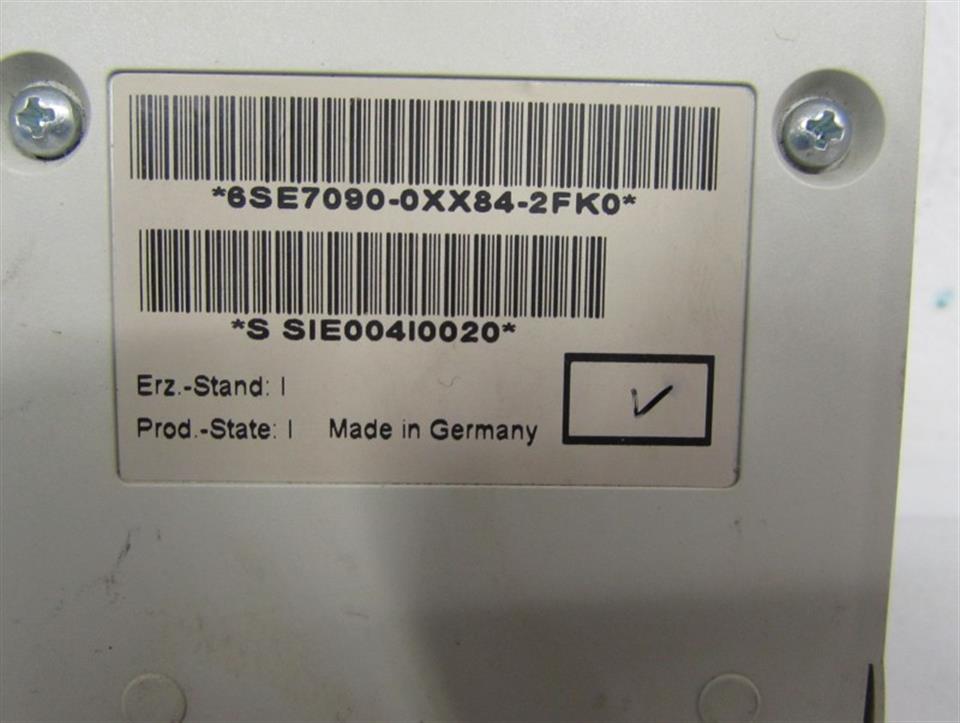 Siemens 6SE7090-0XX84-2FK0 Simovert Keypad E-St. J TOP ZUSTAND
