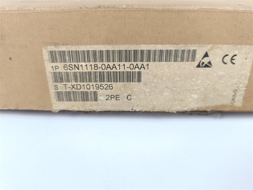 Siemens 6SN1118-0AA11-0AA1 Regelungseinschub Ver: C TESTED & UNUSED & OVP