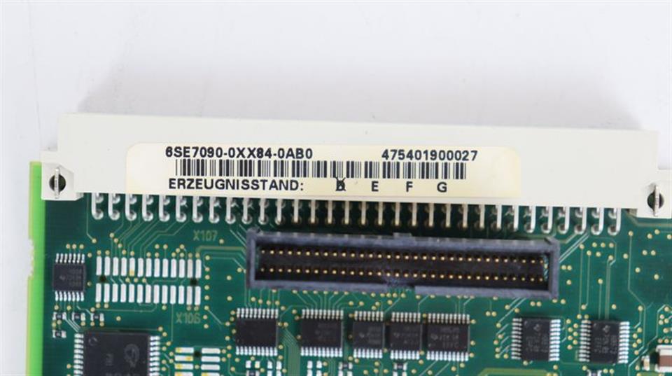 Siemens Control Unit CUVC 6SE7090-0XX84-0AB0 E-Stand: D TOP ZUSTAND TESTED