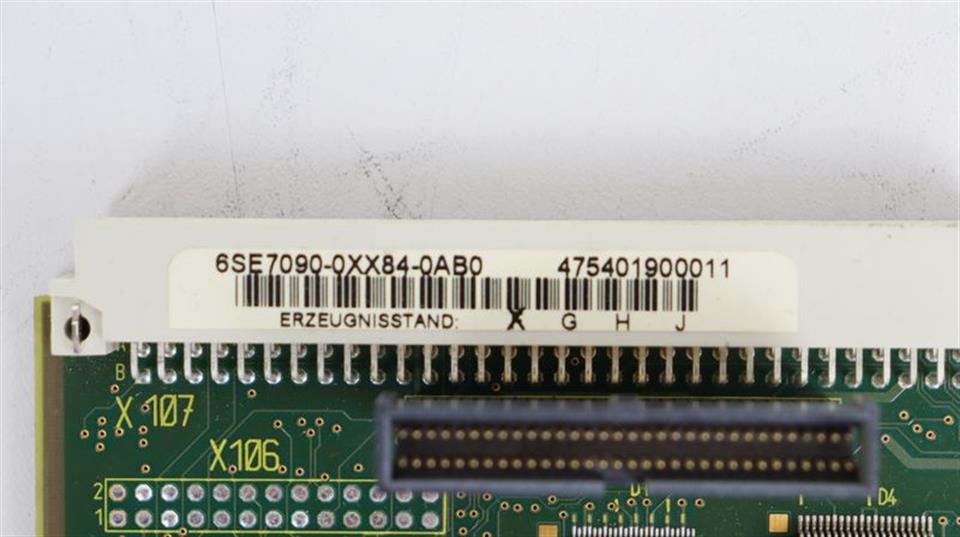 Siemens Control Unit CUVC 6SE7090-0XX84-0AB0 E-Stand: F TOP ZUSTAND TESTED
