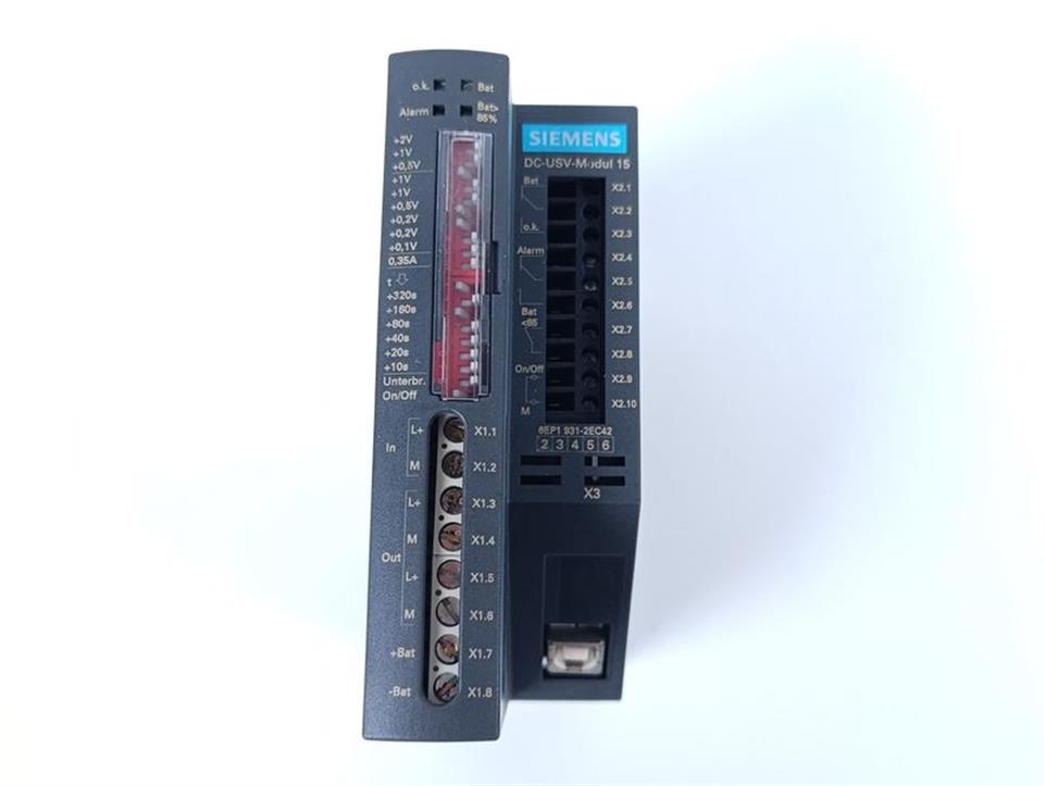 Siemens DC-USV-Modul 15 6EP1 931-2EC42 E-Stand: 02 TESTED & TOP ZUSTAND