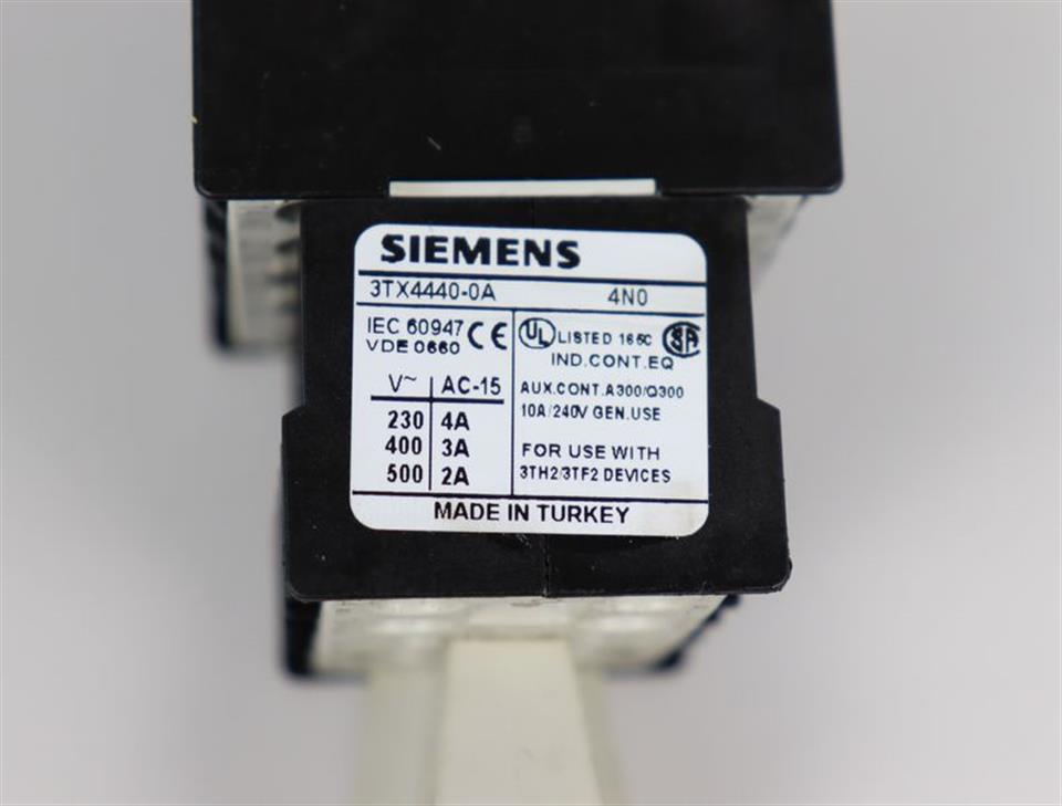 Siemens Hilfsschütz 3TH2031-0BB4 3N0+1NC + 3TX4440-0A + 3TX4490-4A TOP ZUSTAND