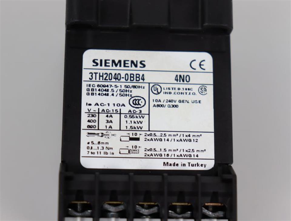 Siemens Hilfsschütz 3TH2031-0BB4 4N0 + 3TX4490-4A TOP ZUSTAND