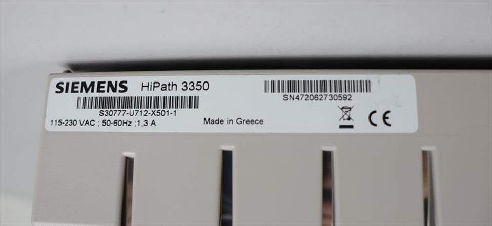 Siemens HiPath 3350 Telefonanlage + ASTEC Netzteil AA23560 TOP ZUSTAND