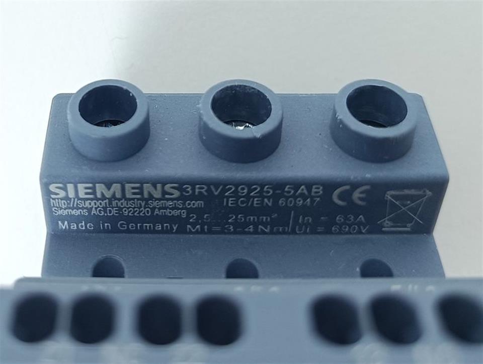 Siemens Leistungsschalter 3RV2011-1BA10 + 3RV2925-5AB TOP ZUSTAND