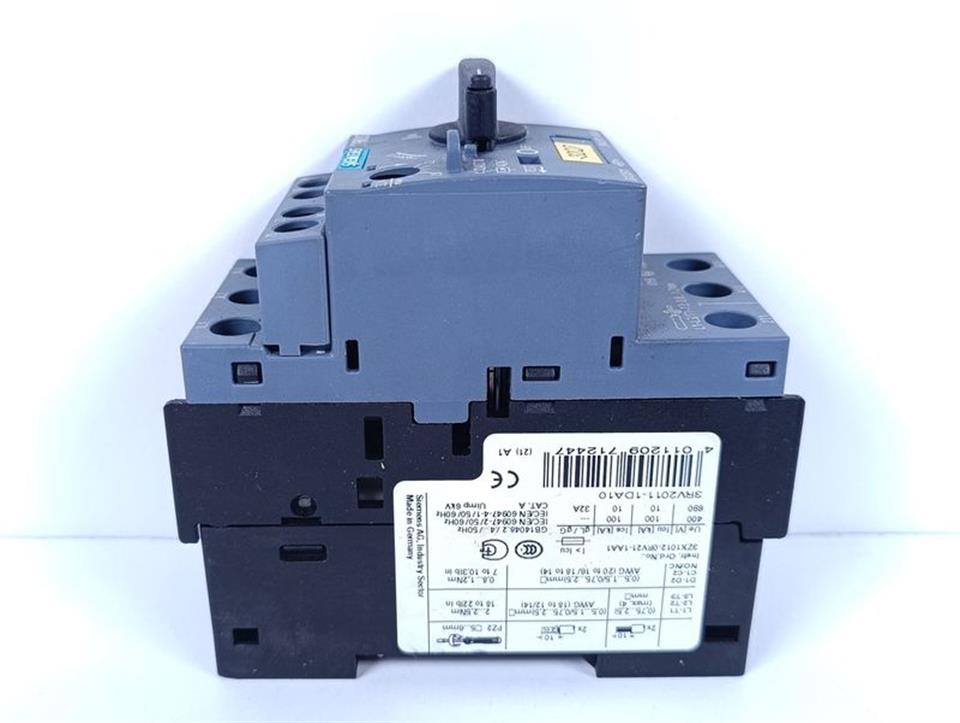 Siemens Leistungsschalter 3RV2011-1DA10 + 3RV2901-1E TOP ZUSTAND