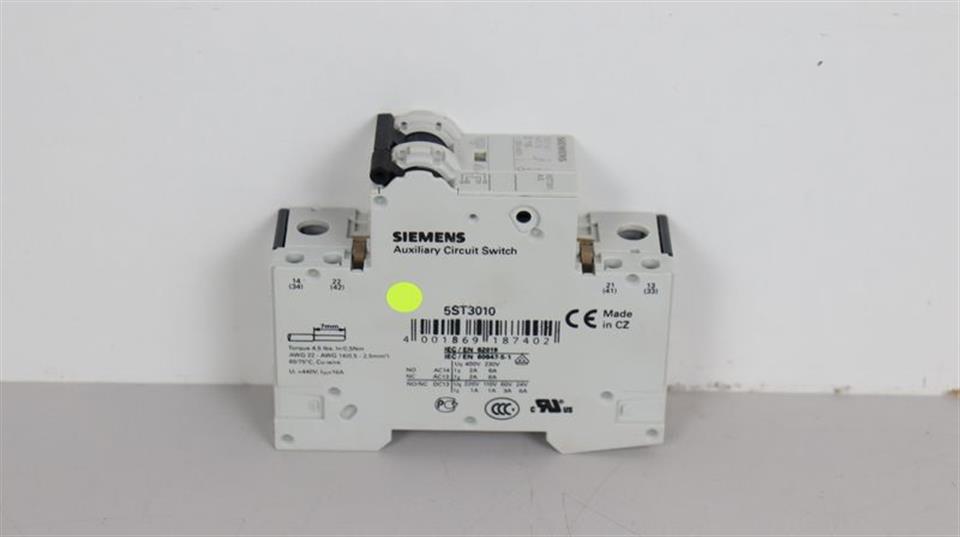 Siemens Leistungsschalter 5SY41 MCB C16 + 5ST301.AS TOP ZUSTAND