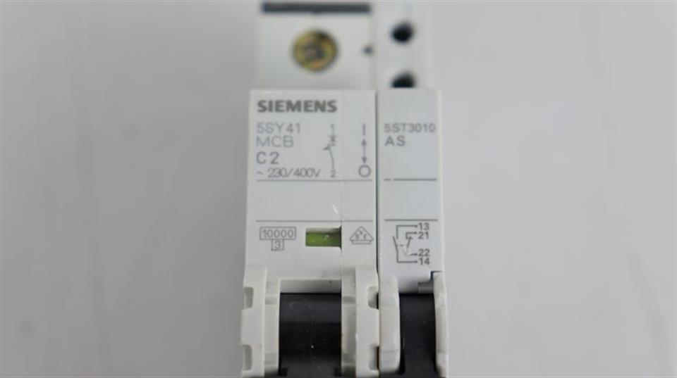 Siemens Leistungsschalter 5SY41 MCB C2 + 5ST3010AS TOP ZUSTAND