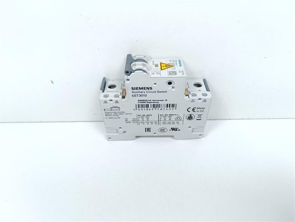 Siemens Leistungsschalter 5SY4106-7 MCB C6 + 5ST301.AS TOP ZUSTAND