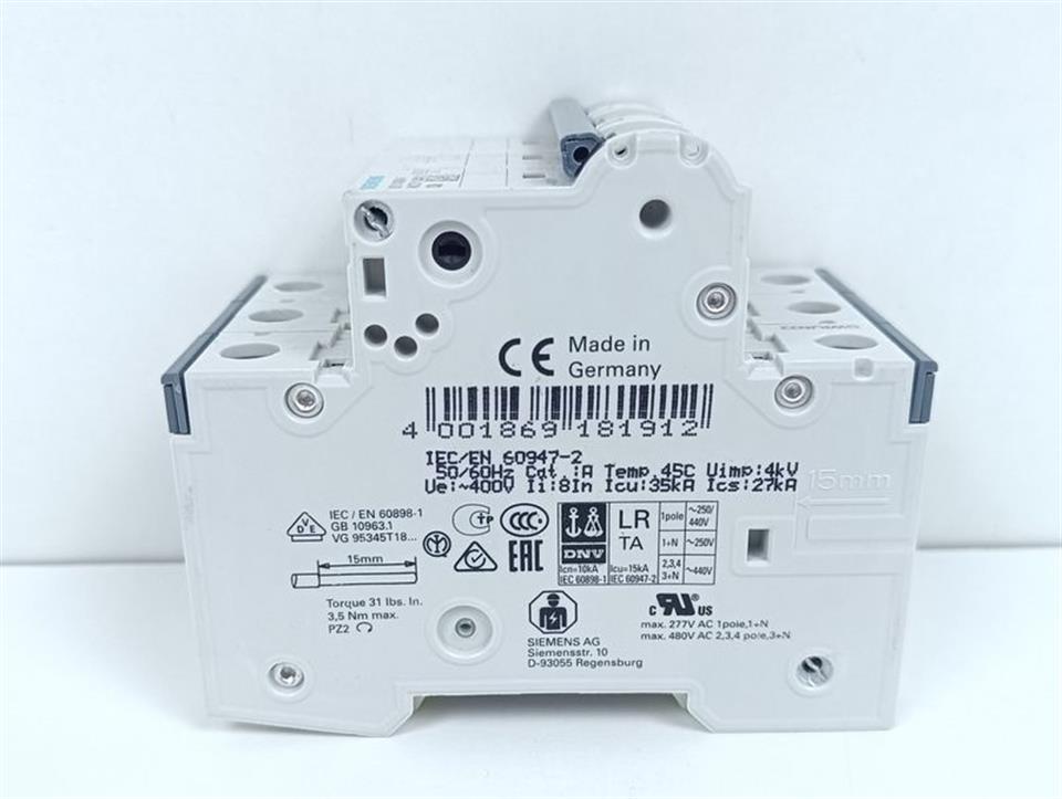 Siemens Leistungsschalter 5SY4306-7 MCB C6 NEUWERTIG