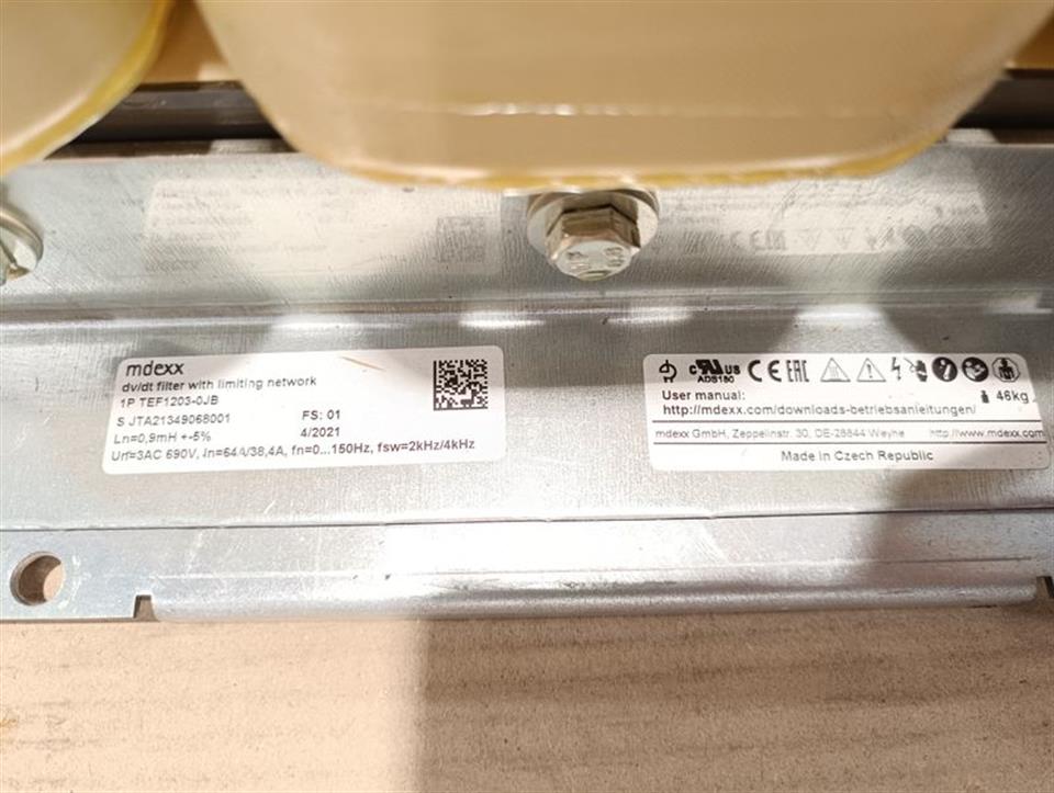 SIEMENS Mdexx dU/dt Filter mit VPL für SINAMICS G120 JTA: TEF1203-0JB NEUWERTIG