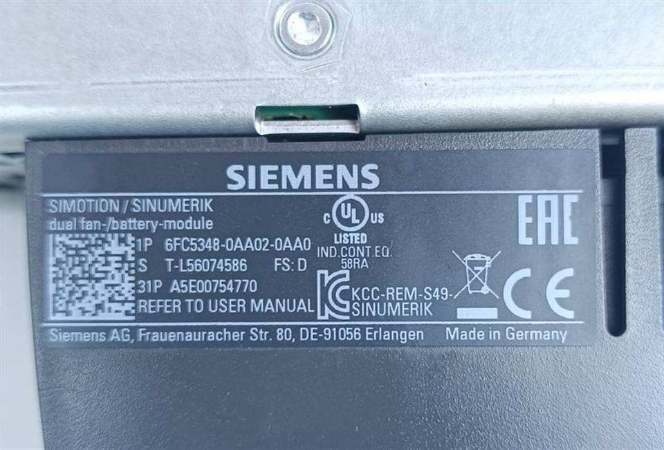 Siemens NCU 720.3B PN/PLC 317-3PN/DP 6FC5372-0AA30-0AB0 FS: H TESTED  TOP ZUSTAND