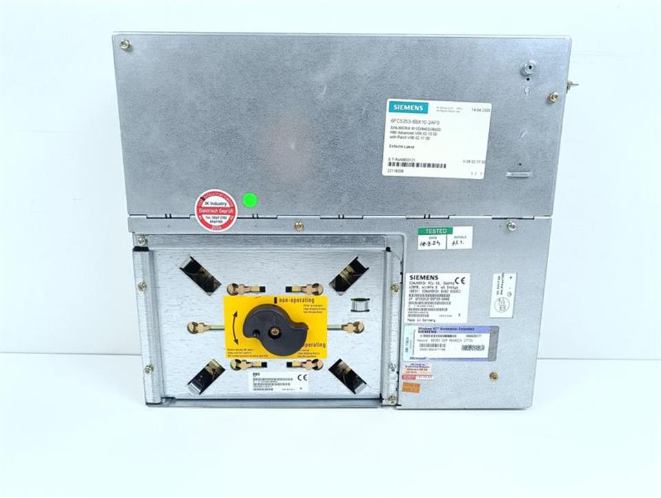 Siemens PCU50 6FC5210-0DF20-0AA0 + 6FC5253-6BX10-2AF0 TESTED & REFURBISHED