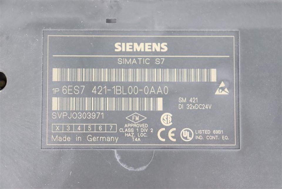 Siemens S7 6ES7 421-1BL00-0AA0 6ES7421-1BL00-0AA0 TOP ZUSTAND