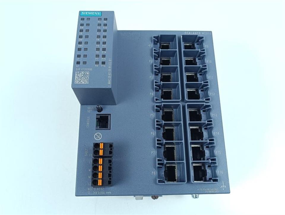 Siemens Scalance X216 Ethernet Switch 6GK5216-0BA00-2AC2 TESTED & NEUWERTIG