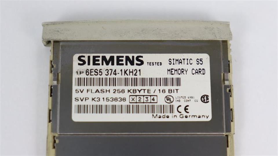 Siemens SIMATIC 6ES5 308-3UC11 E-STAND: 09 + 6ES5 374-1KH21