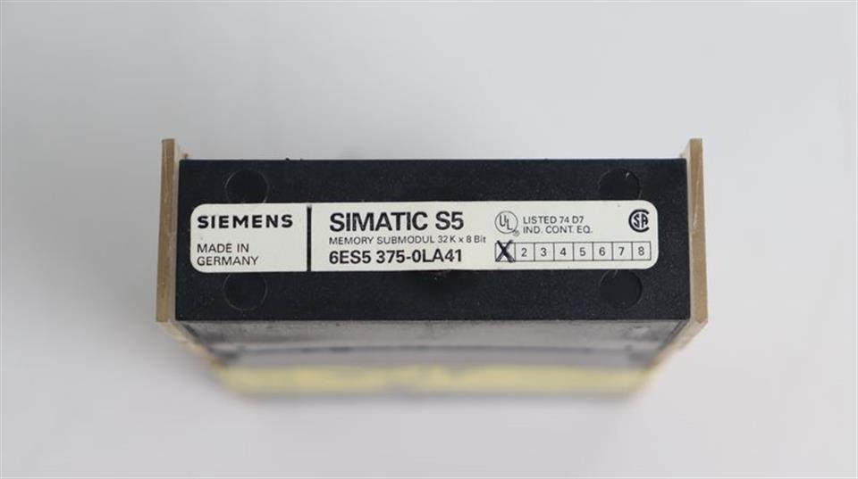 Siemens Simatic 6ES5 375-0LA41 MEMORY SUBMODUL 32 K x 8 BIT VER:01 TOP ZUSTAND