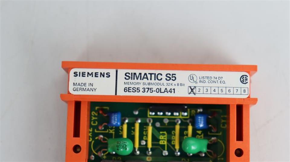 Siemens Simatic 6ES5 375-0LA41 MEMORY SUBMODUL 32 K x 8 BIT VER:01 TOP ZUSTAND