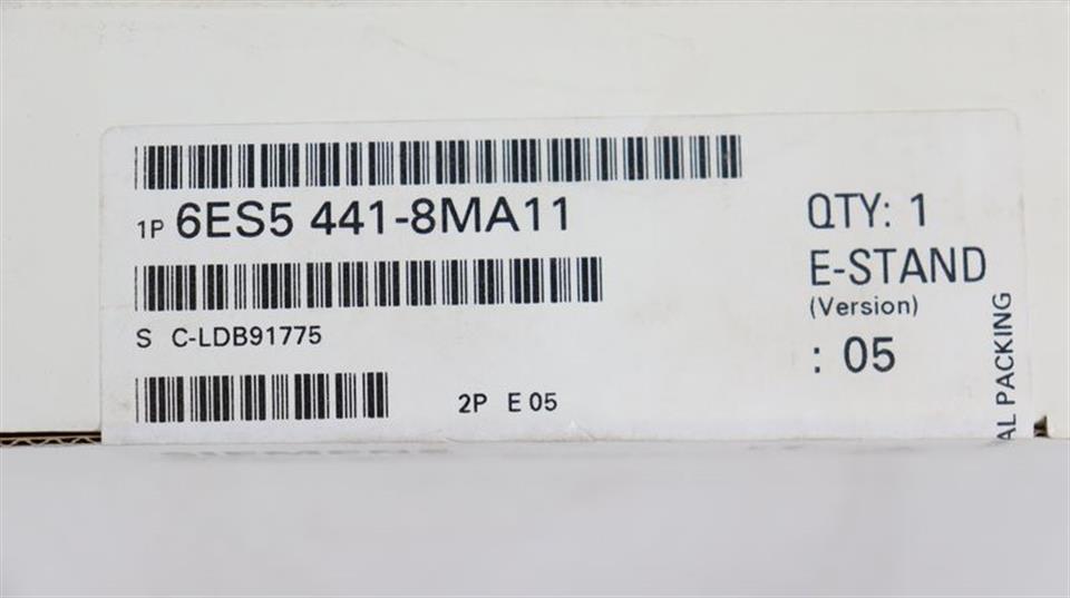 Siemens Simatic 6ES5 441-8MA11  6ES5441-8MA11 E-STAND: 05 OVP & SEALED