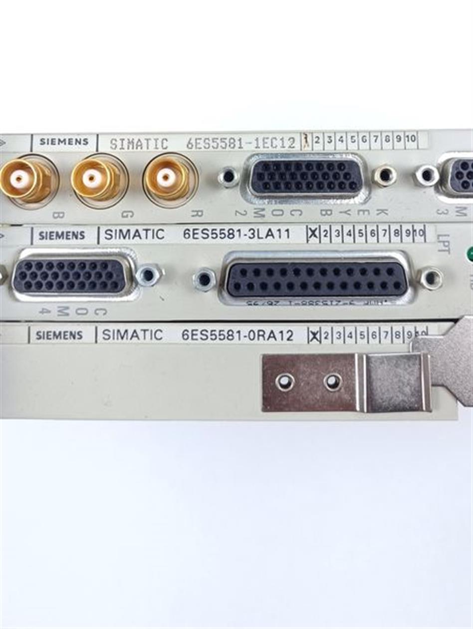 Siemens SIMATIC 6ES5581-1EC12 + 6ES5581-3LA11 + 6ES5581-0RA12