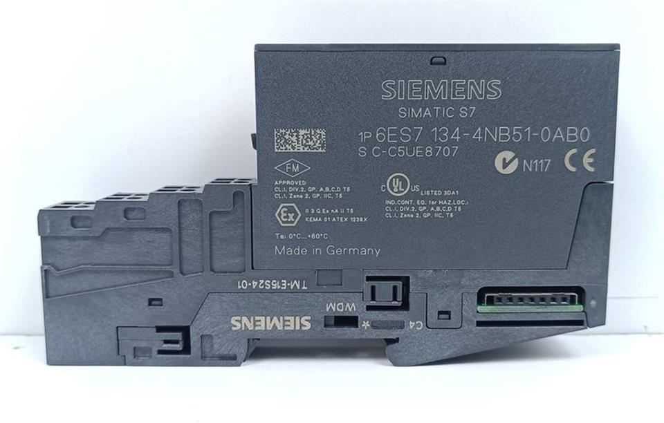 Siemens Simatic 6ES7 134-4NB51-0AB0 Modul + 6ES7 193-4CB20-0AA0 Sockel NEUWERTIG