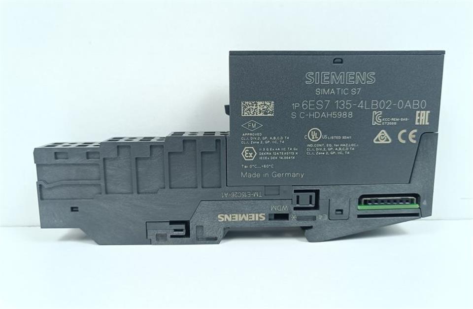Siemens Simatic 6ES7 135-4LB02-0AB0 Modul + 6ES7 193-4CA50-0AA0 Sockel NEUWERTIG