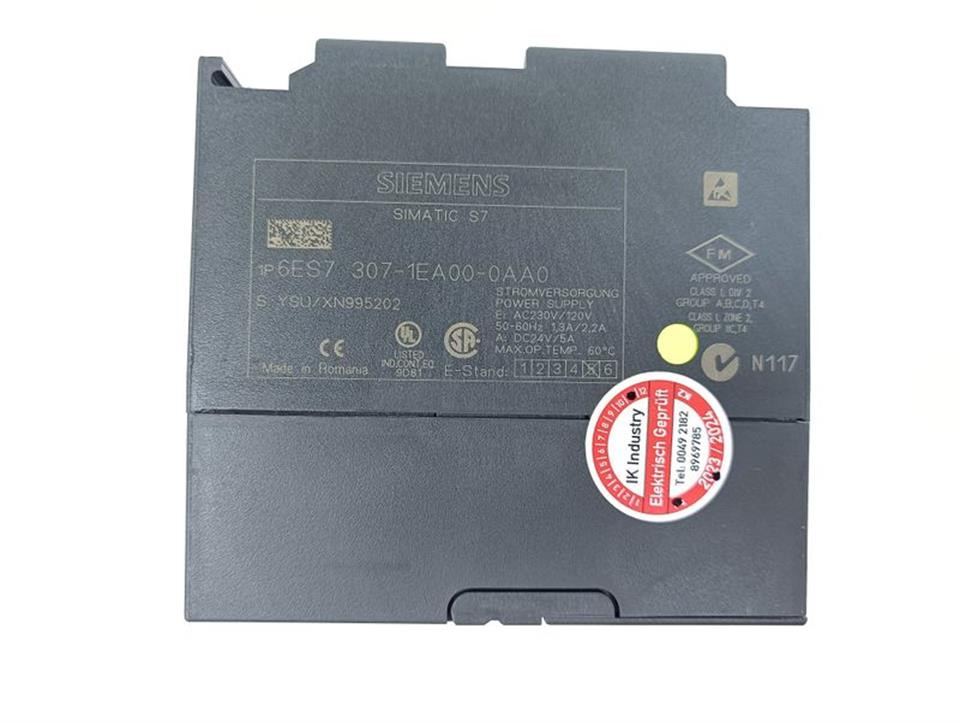 Siemens Simatic 6ES7 307-1EA00-0AA0 6ES7307-1EA00-0AA0 E-St.5 TESTED TOP ZUSTAND