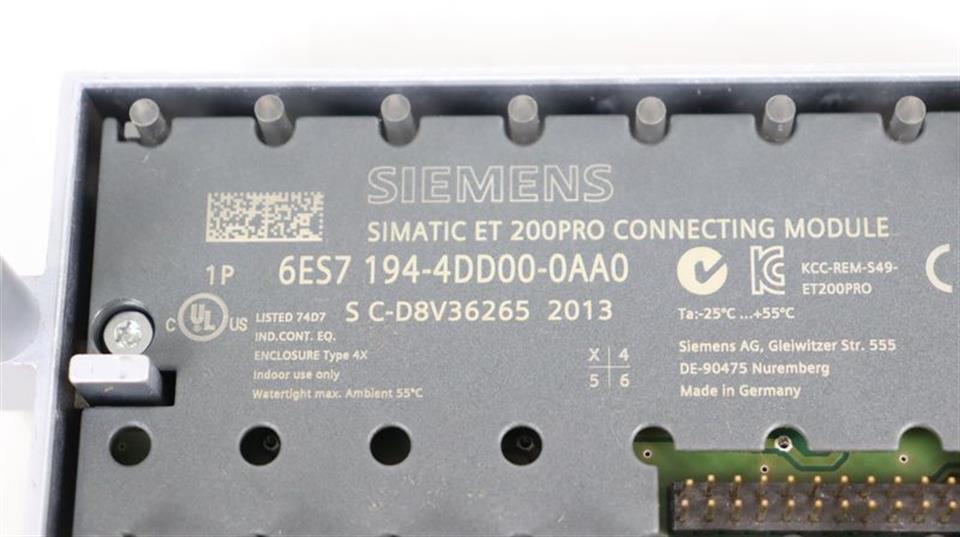 Siemens Simatic ET 200PRO CONNTECTING MODULE 6ES7 194-4DD00-0AA0 TOP ZUSTAND
