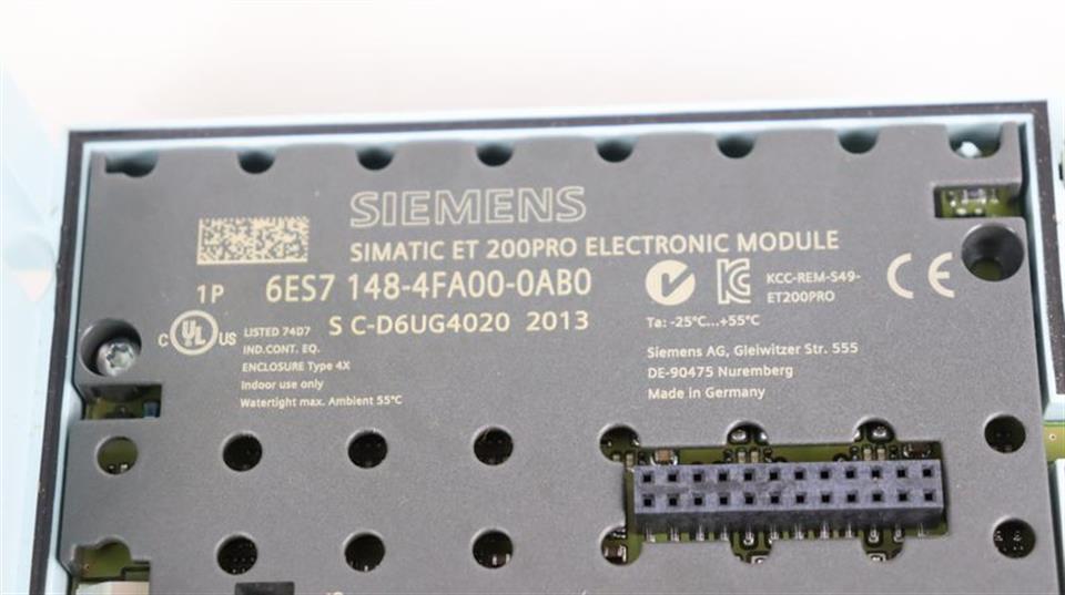 Siemens Simatic ET 200PRO ELECTRONIC MODULE 6ES7 148-4FA00-0AB0 TOP ZUSTAND