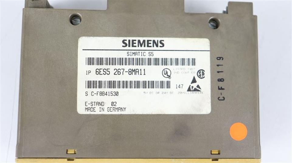 Siemens Simatic S5 6ES5 267-8MA11 Stepper Motor Modul IP 267 E-St.02