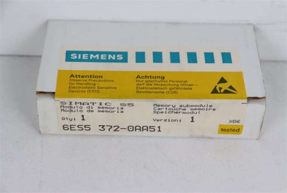 Siemens Simatic S5 6ES5 372-0AA51 Speichermodul UNUSED OVP & SEALED