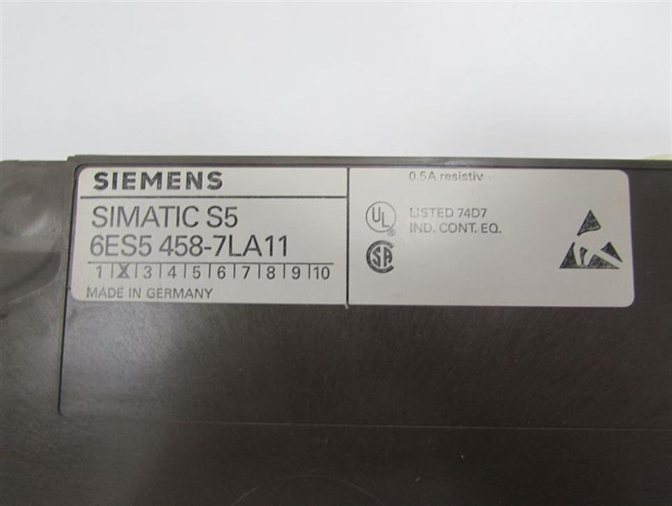 Siemens Simatic S5 6ES5 458-7LA11 6ES5458-7LA11