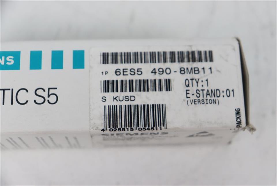 Siemens Simatic S5 6ES5 490-8MB11 E-Stand: 01 UNUSED & OVP