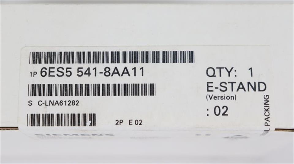 Siemens Simatic S5 6ES5541-8AA11 E-Stand 2 6ES5 541-8AA11 UNUSED + OVP + SEALED