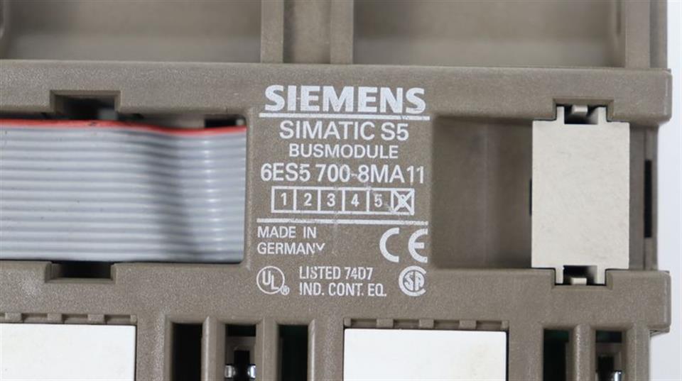 Siemens Simatic S5 Bus Module 6ES5 700-8MA11 E-St. 6 TOP ZUSTAND