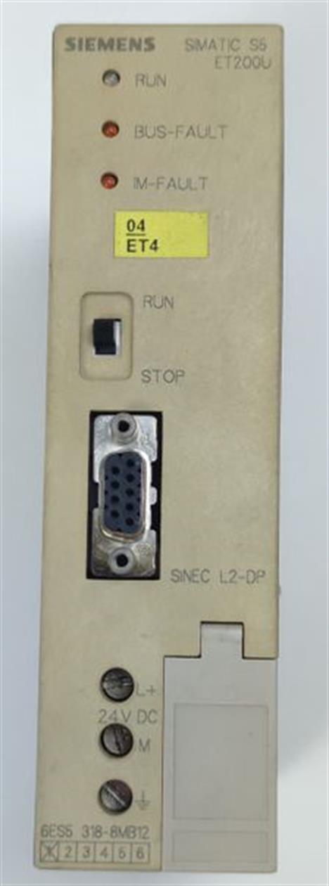 SIEMENS SIMATIC S5 ET200U 6ES5 318-8MB12 TESTED & TOP ZUSTAND