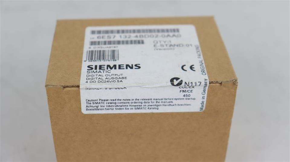 Siemens Simatic S7 5x 6ES7 132-4BD02-0AA0 6ES7132-4BD02-0AA0 OVP & VERSIEGELT